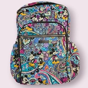 Vera Bradley Mickey's Paisley Celebration Backpack